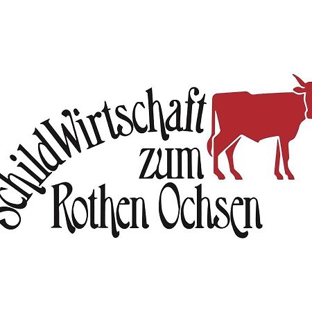 Hotel Schildwirtschaft Zum Rothen Ochsen Laupheim Exterior foto